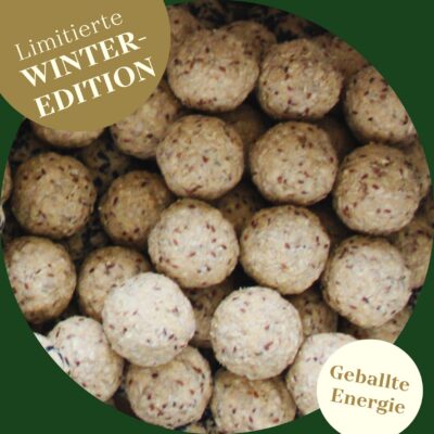 vegane Bio-Meisenknödel für den Winter