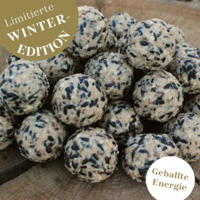 Bio-Meisenknödel: geballte Energie für die kalte Jahreszeit